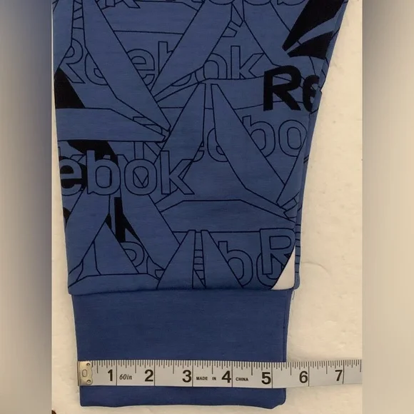 Reebok Mens 2XL Hoodie Unwind White Blue - Picture 7 of 11